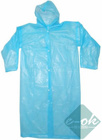 PE disposable Raincoat